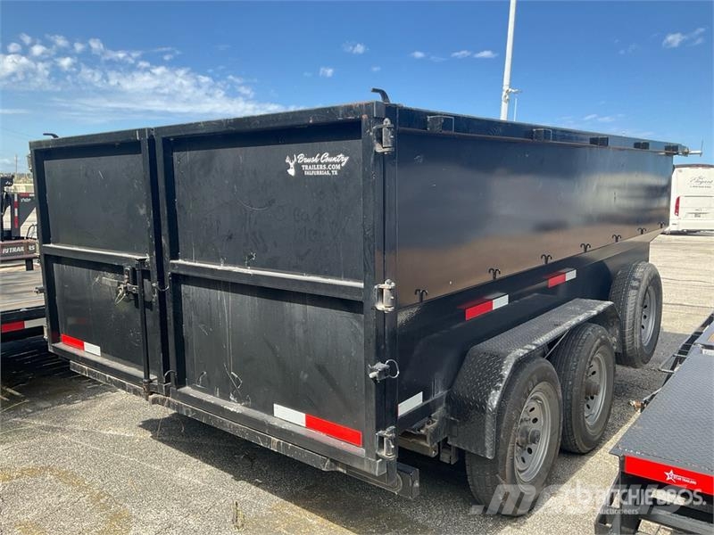 Texas Pride DT-71414-14KBP 14 ft T/A Dump Utility Traile Pašizgāzējs