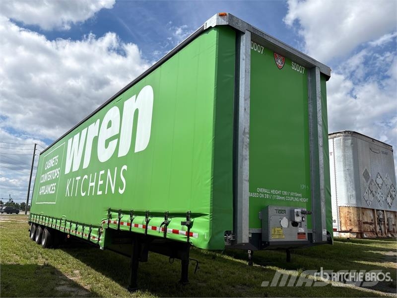 Tiger TTC23D 45 ft Tri/A Step Deck Curtain Side Trailer Tents