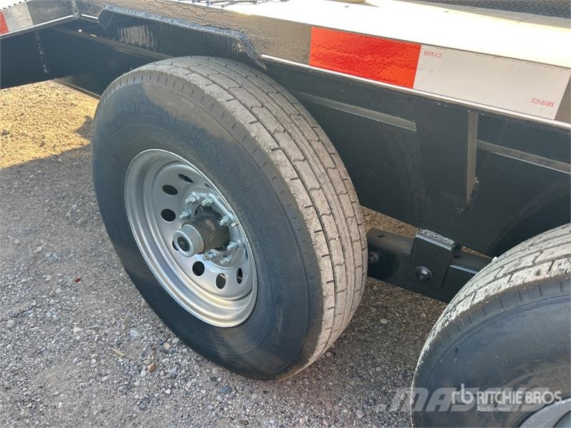 TMB 10224T7K 24 ft T/A Equipment Trailer Auto pārvadāšanas treileri