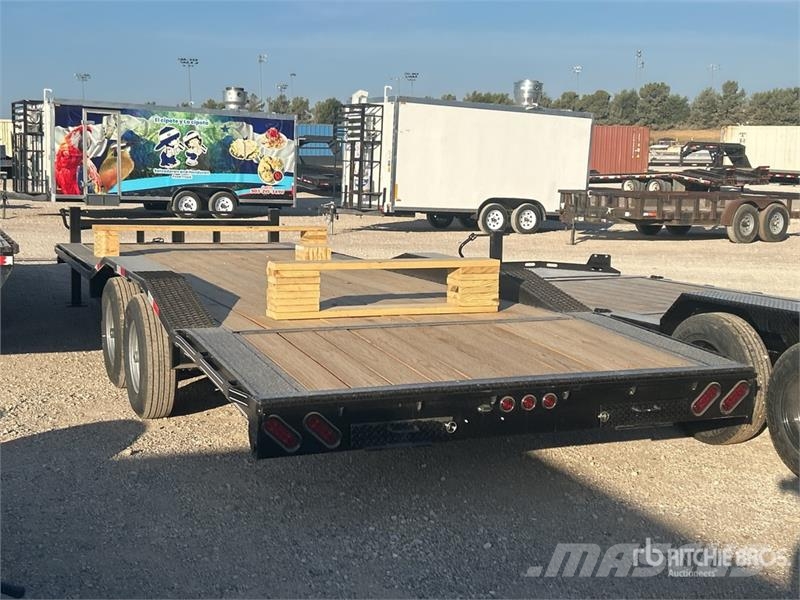 TMB 10224T7K 24 ft T/A Equipment Trailer Auto pārvadāšanas treileri