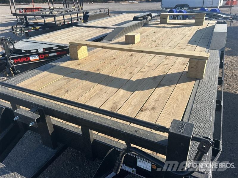 TMB 10224T7K 24 ft T/A Equipment Trailer Auto pārvadāšanas treileri