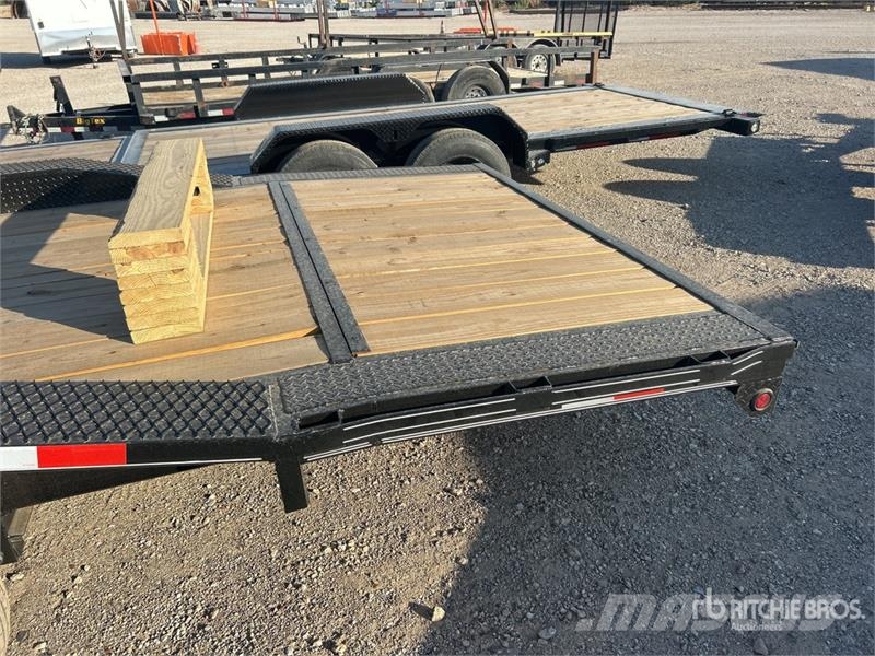 TMB 10224T7K 24 ft T/A Equipment Trailer Auto pārvadāšanas treileri