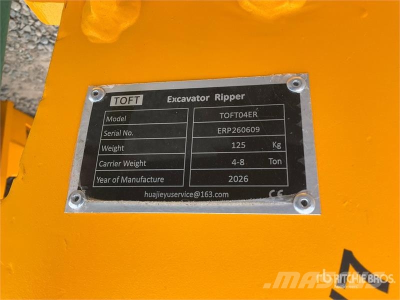 TOFT 04ER Excavator Ripper - Fits Cat 305 / 4 - 8 Repijät
