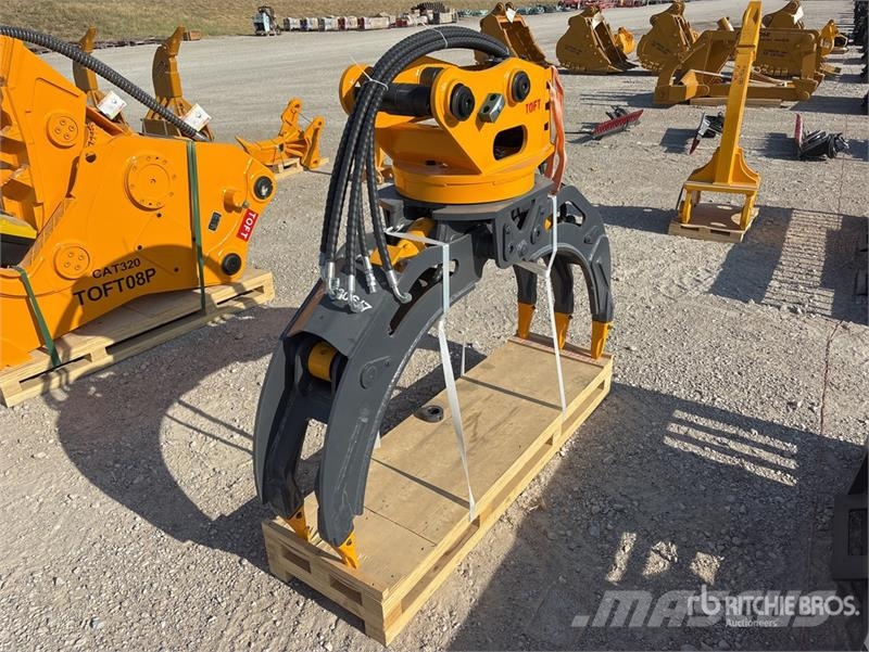 TOFT 04G 54 in Rotating Excavator Grapple - Fits 4 Grijpers