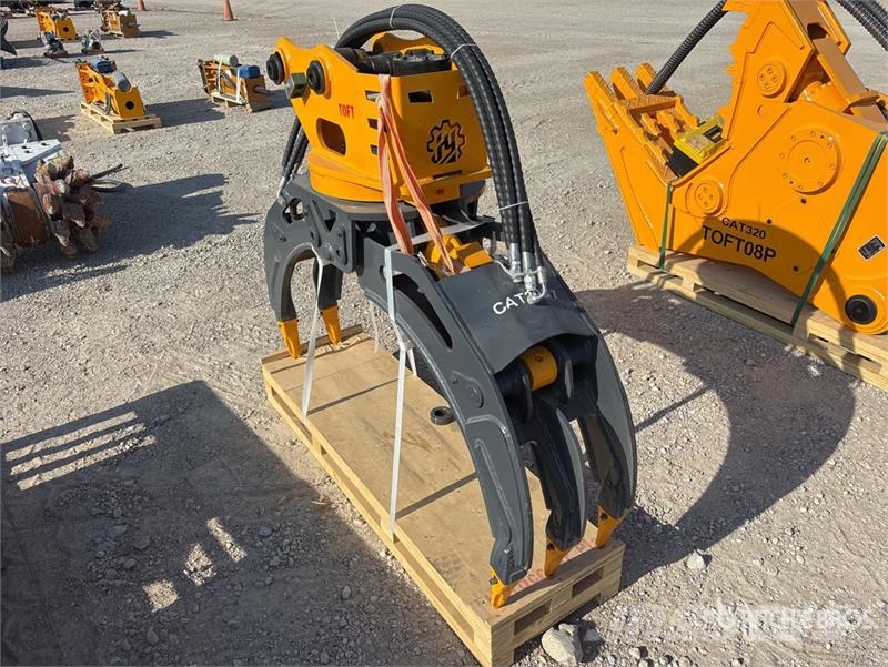 TOFT 04G 54 in Rotating Excavator Grapple - Fits 4 Grijpers