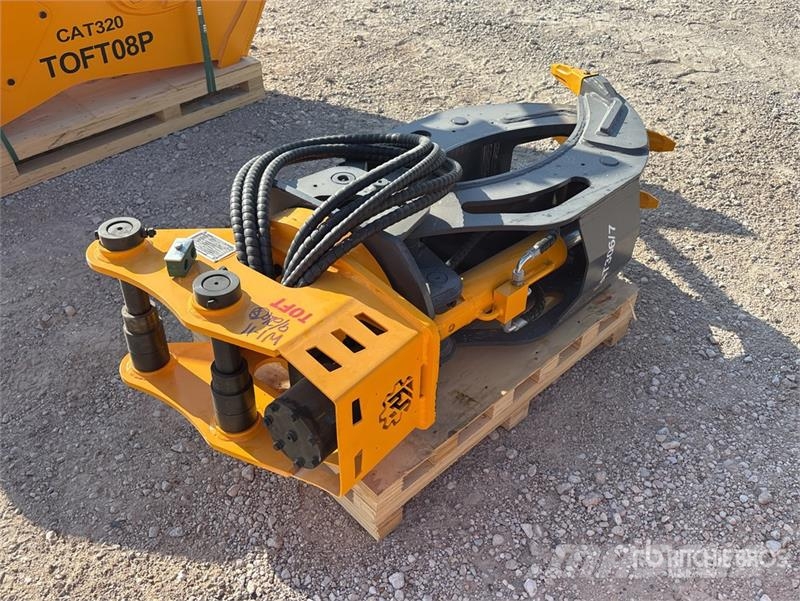 TOFT 04G Rotating Excavator Grapple - Fits 4-8 ton Grijpers