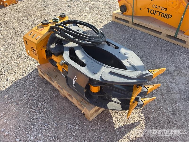 TOFT 04G Rotating Excavator Grapple - Fits 4-8 ton Grijpers