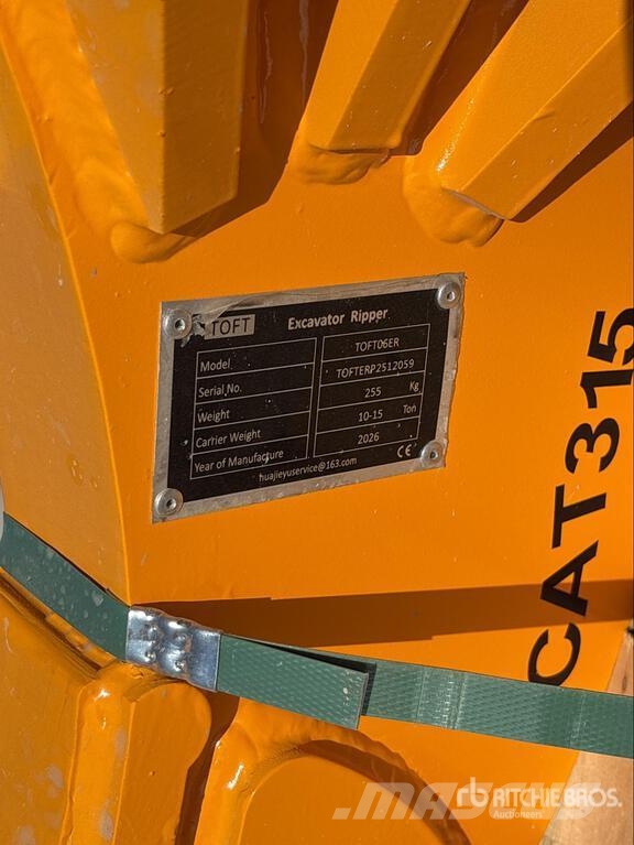  TOFT 06ER Excavator Ripper - Fits 10-15 ton excava Skarifikatori