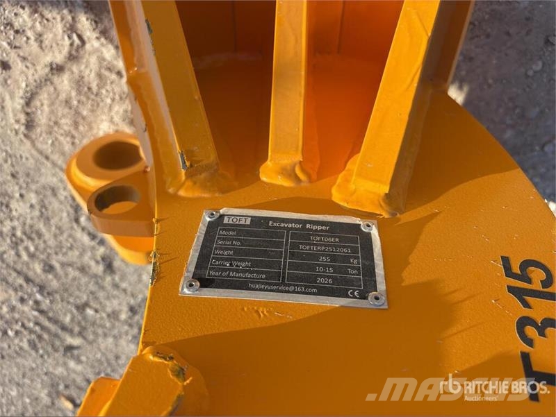  TOFT 06ER Excavator Ripper - Fits 10-15 ton excava Skarifikatori