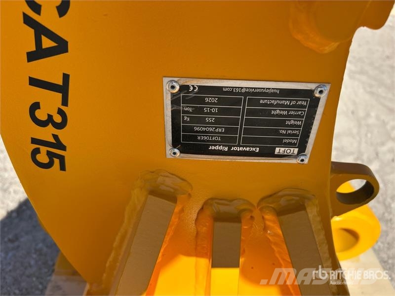 TOFT 06ER Excavator Ripper - Fits Cat 315 / 10 - 1 Půdní rozrušovače