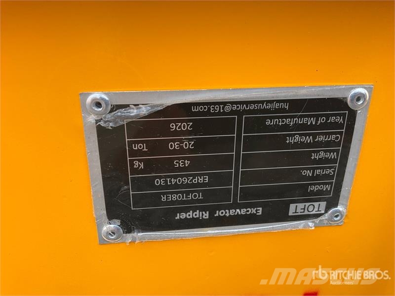 TOFT 08ER Excavator Ripper - Fits Cat 320 / 20 - 3 Repijät