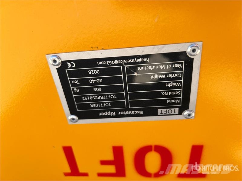 TOFT 10ER Excavator Ripper - Fits Cat 336 / 30 - 4 Půdní rozrušovače