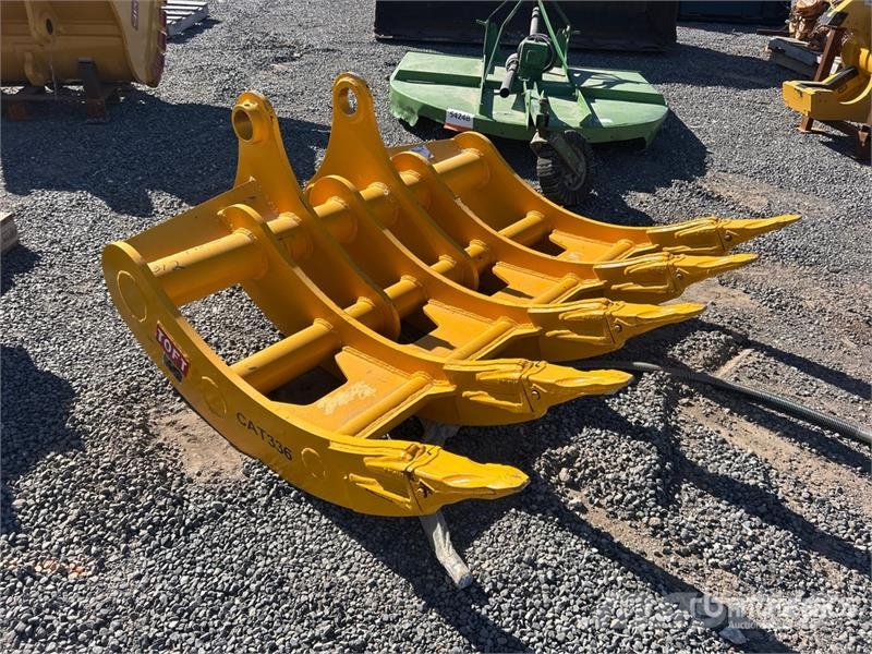 TOFT 10R 65 in Excavator Rake - Fits Cat 336 (Unus Rakes and tedders