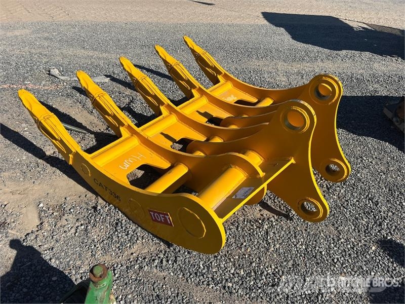 TOFT 10R 65 in Excavator Rake - Fits Cat 336 (Unus Rakes and tedders