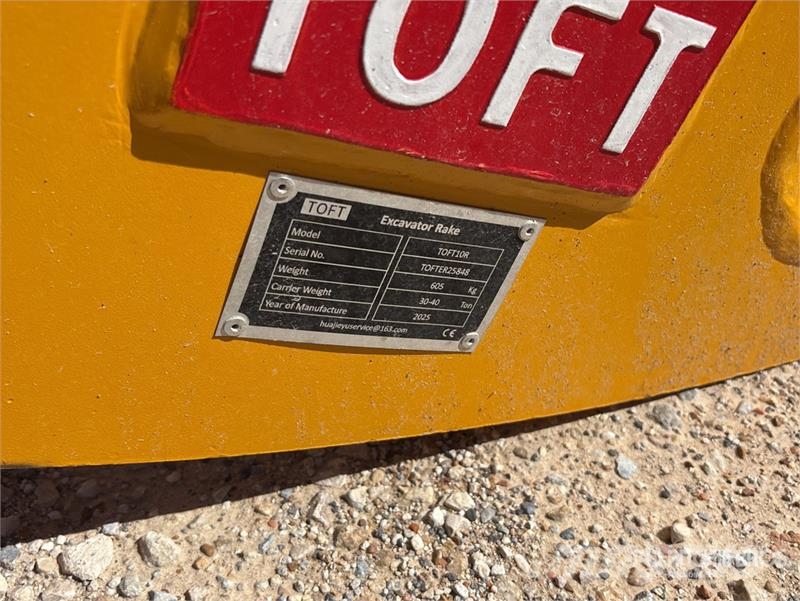 TOFT 10R 66 in Excavator Rake - Fits Cat 336 (Unus Kreiselheuer/-wender