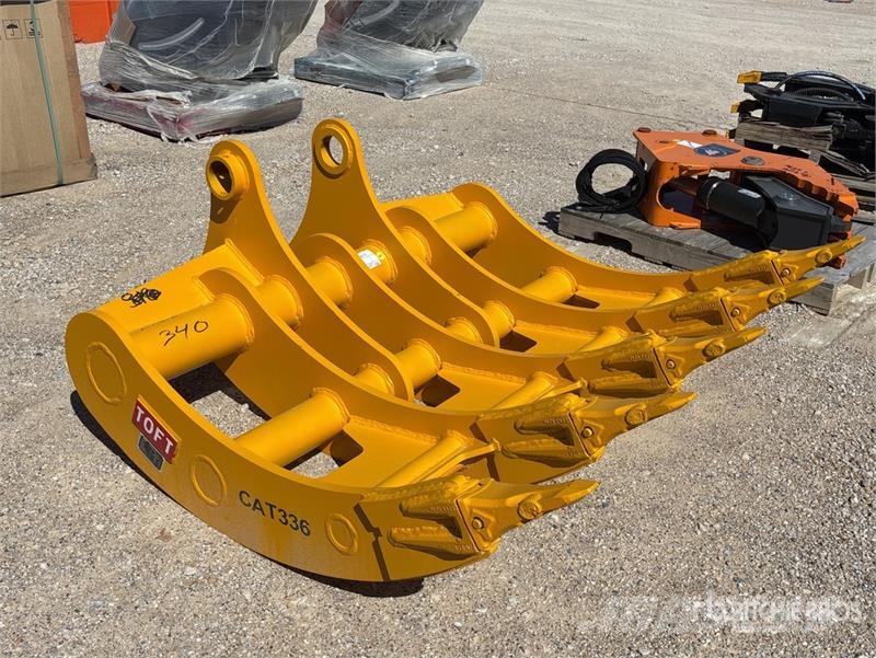 TOFT 10R 66 in Excavator Rake - Fits Cat 336 (Unus Kreiselheuer/-wender