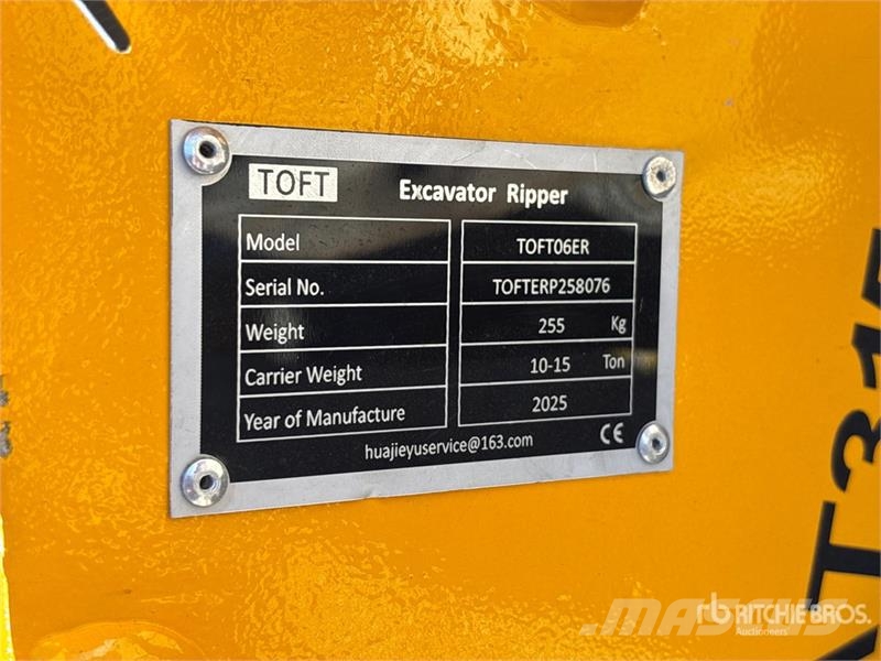  TOFT Excavator Ripper (Unused) خداشات