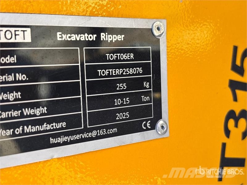  TOFT Excavator Ripper (Unused) خداشات