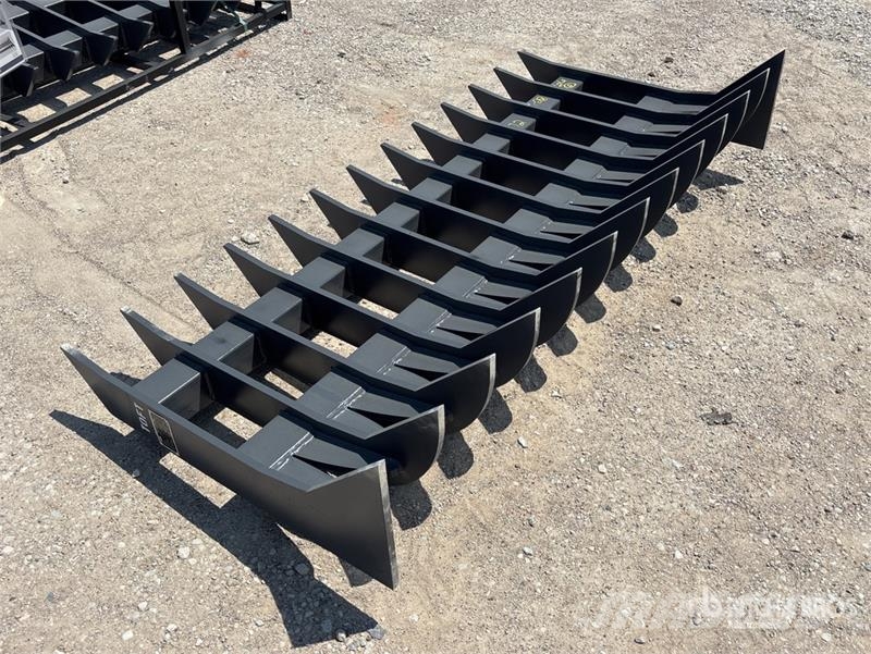  TOFT ST-72 72 in Skid Steer Landscape Rake (Unused Ancinho virador