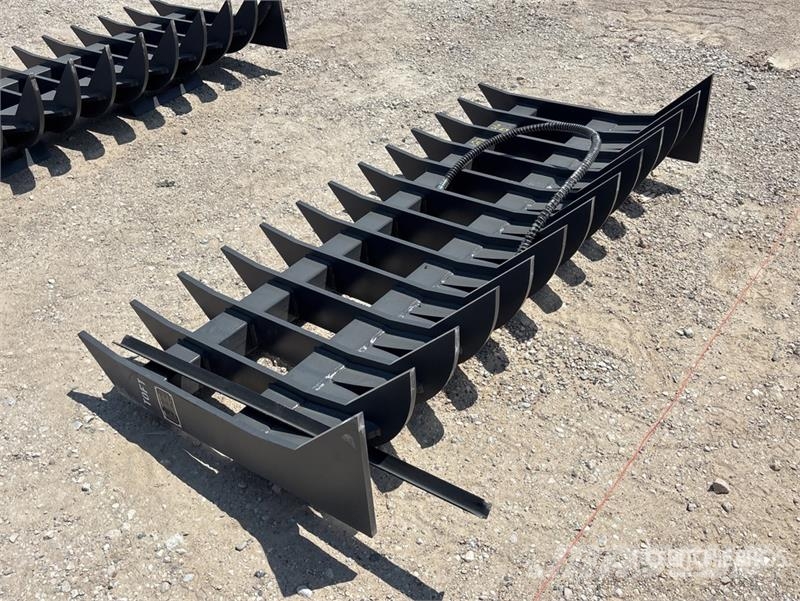  TOFT ST-72 72 in Skid Steer Landscape Rake (Unused Ancinho virador