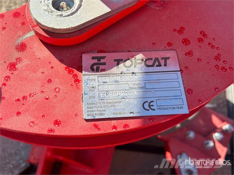 Top Cat Cat ECSSRB Skid Steer Tree Shear (Unused) 유압 전단기