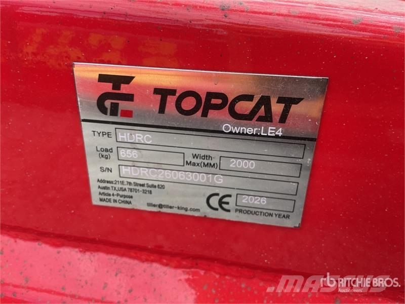 Top Cat Cat HDRC 72 in Skid Steer Brush Cutter (Un Gezogene und selbstfahrende Mäher