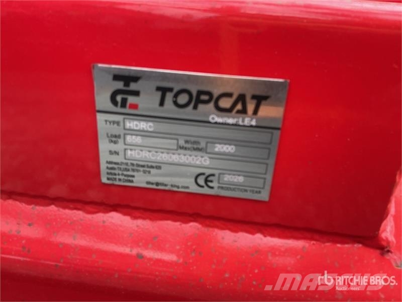 Top Cat Cat HDRC 72 in Skid Steer Brush Cutter (Un Gezogene und selbstfahrende Mäher