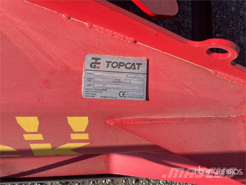  Top Cat Cat HDRC 72 in Skid Steer Brush Cutter (Un ماكينات جز العشب