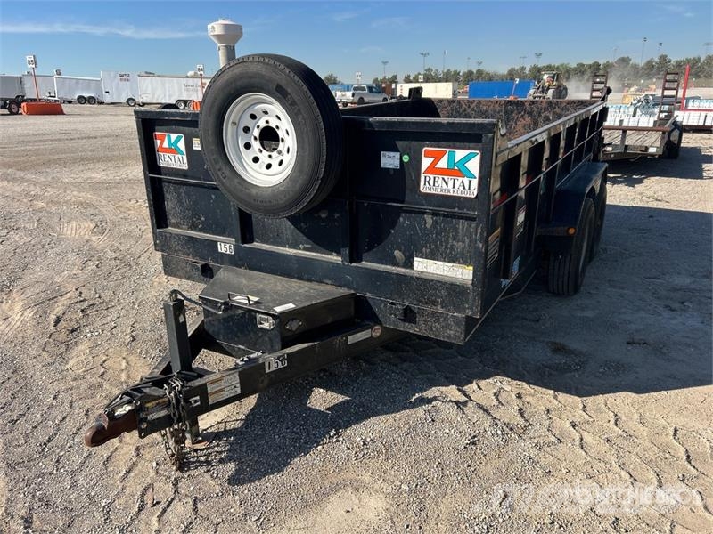 Top Hat 14 ft T/A Dump Utility Trailer 傾卸式拖車
