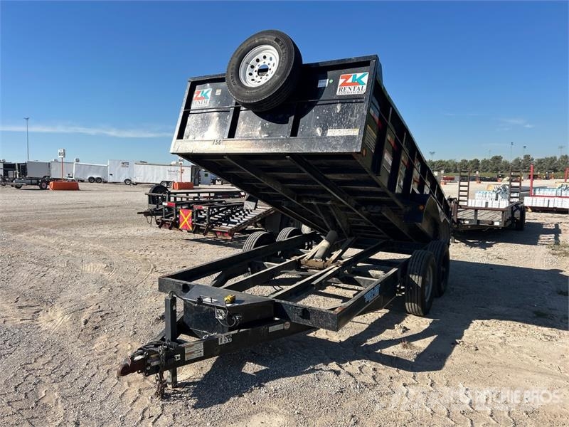 Top Hat 14 ft T/A Dump Utility Trailer 傾卸式拖車