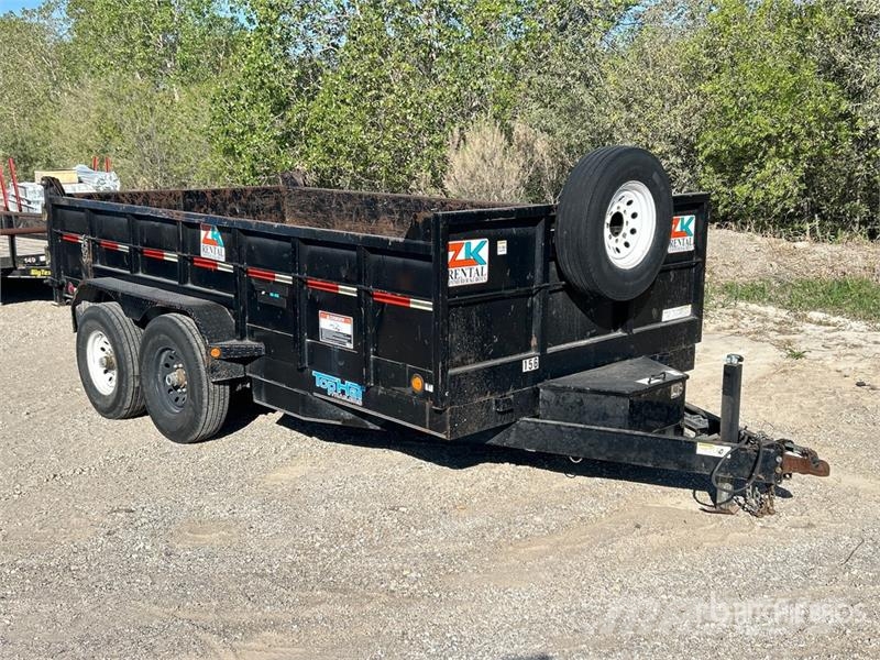 Top Hat 14 ft T/A Dump Utility Trailer 傾卸式拖車