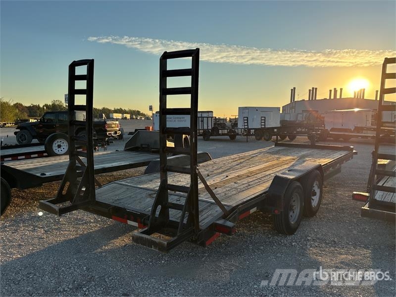Top Hat 22 ft T/A Equipment Trailer Vehicle transport trailers