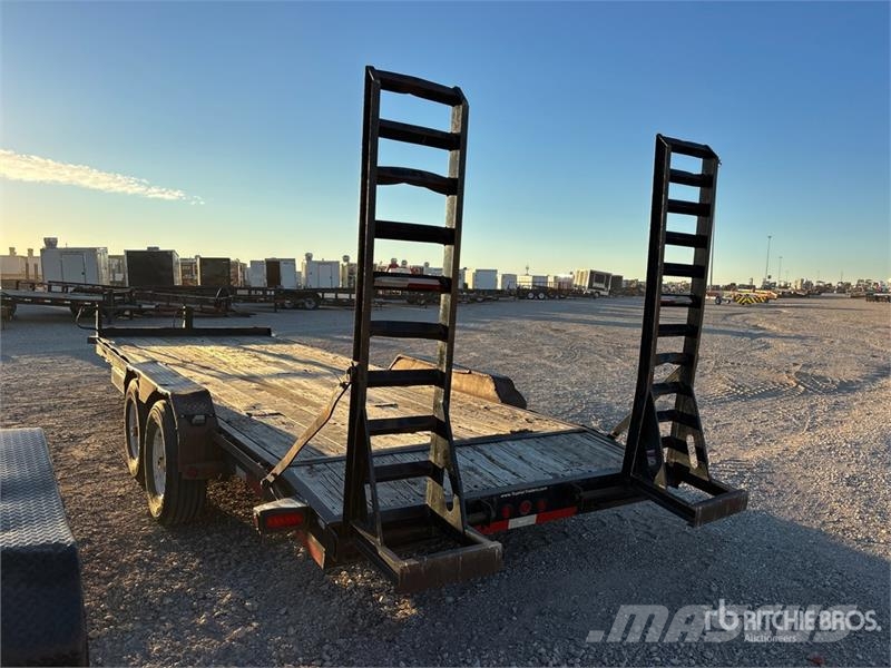 Top Hat 22 ft T/A Equipment Trailer Vehicle transport trailers