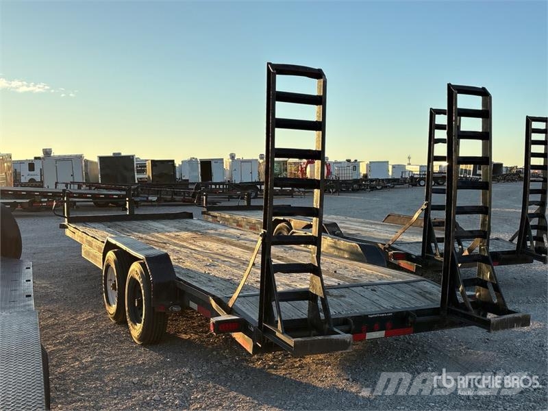 Top Hat 22 ft T/A Equipment Trailer Vehicle transport trailers