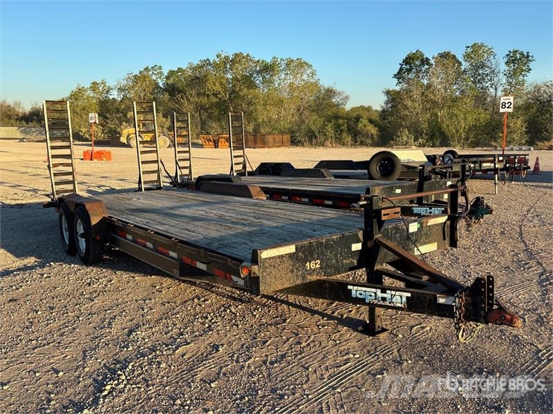 Top Hat 22 ft T/A Equipment Trailer Vehicle transport trailers
