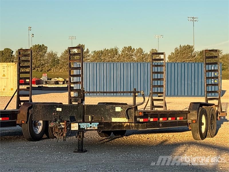 Top Hat 22 ft T/A Equipment Trailer Vehicle transport trailers