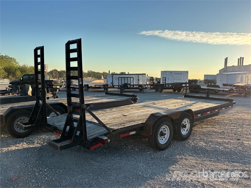 Top Hat 22 ft T/A Equipment Trailer Vehicle transport trailers