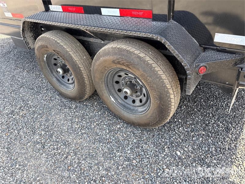 Top Hat DE14-14x83-14EF 14 ft T/A Dump Utility Trailer Tipper trailers