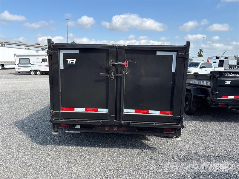 Top Hat DE14-14x83-14EF 14 ft T/A Dump Utility Trailer Tipper trailers