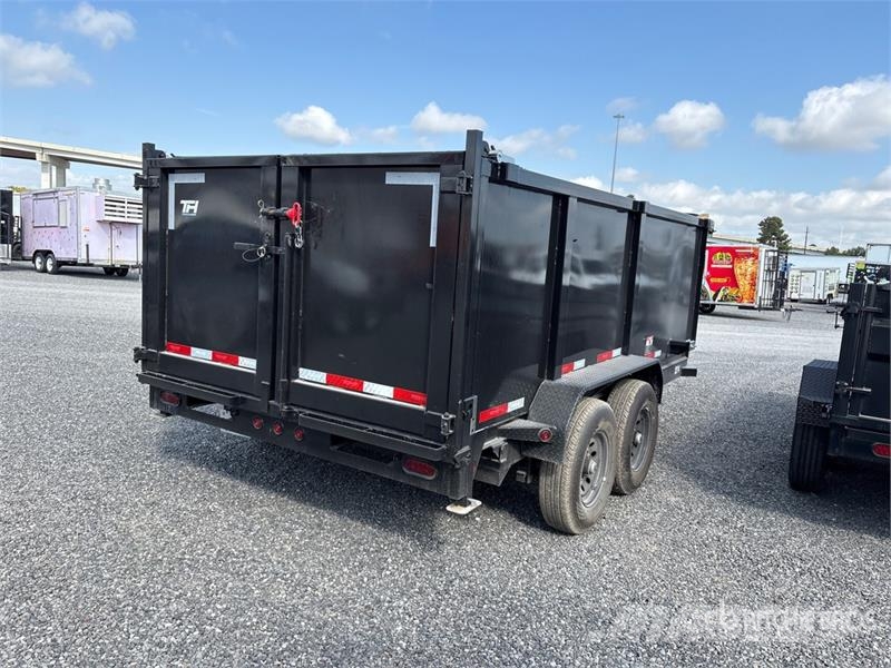 Top Hat DE14-14x83-14EF 14 ft T/A Dump Utility Trailer Tipper trailers