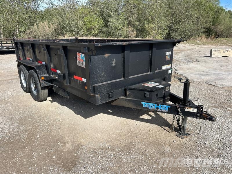 Top Hat DP-140-14X83-14E-F 14 ft T/A Dump Utility Trailer Kiper prikolice