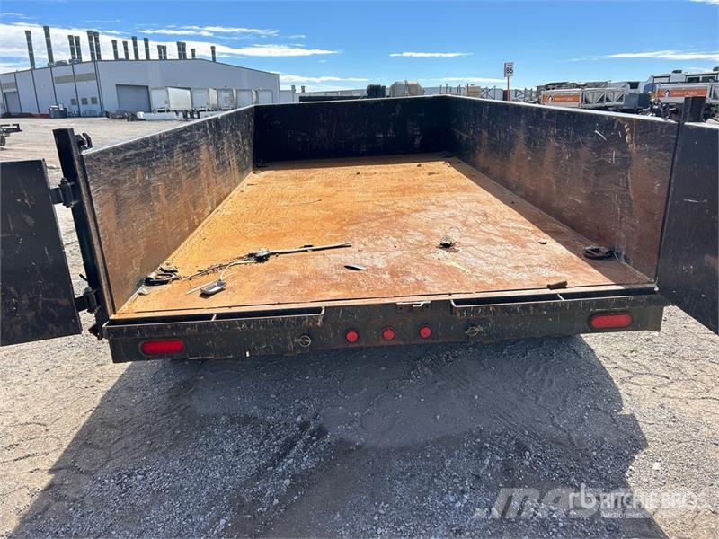 Top Hat DP-140-14X83-14E-F 14 ft T/A Dump Utility Trailer Kiper prikolice