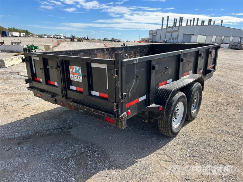 Top Hat DP-140-14X83-14E-F 14 ft T/A Dump Utility Trailer Kiper prikolice