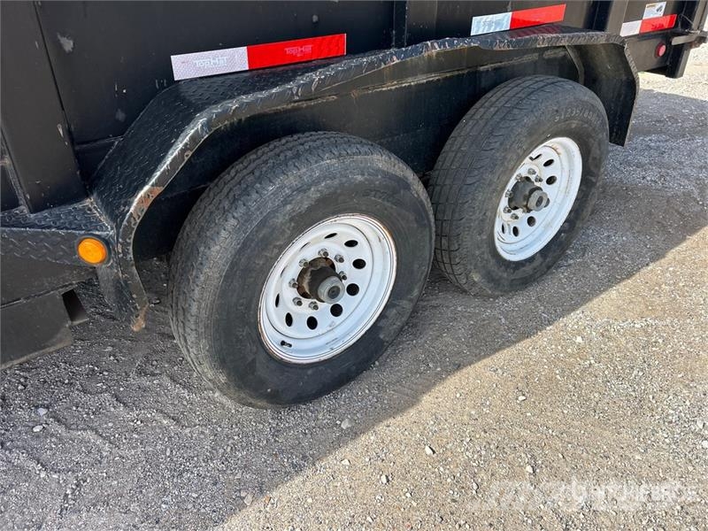Top Hat DP-140-14X83-14E-F 14 ft T/A Dump Utility Trailer Kiper prikolice