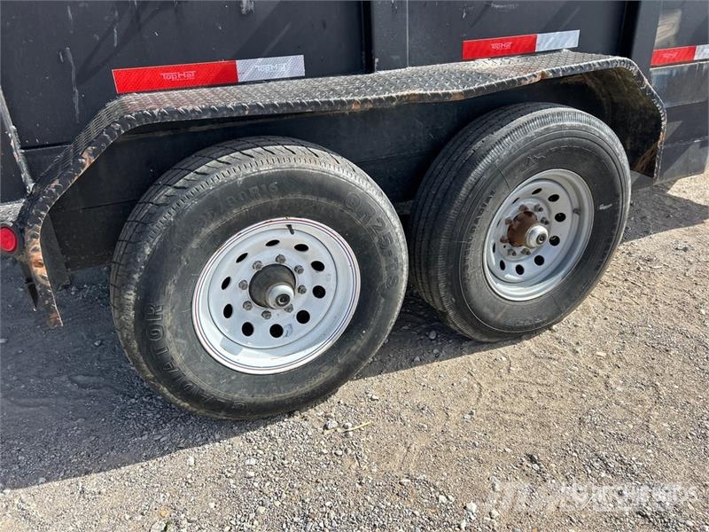 Top Hat DP-140-14X83-14E-F 14 ft T/A Dump Utility Trailer Kiper prikolice