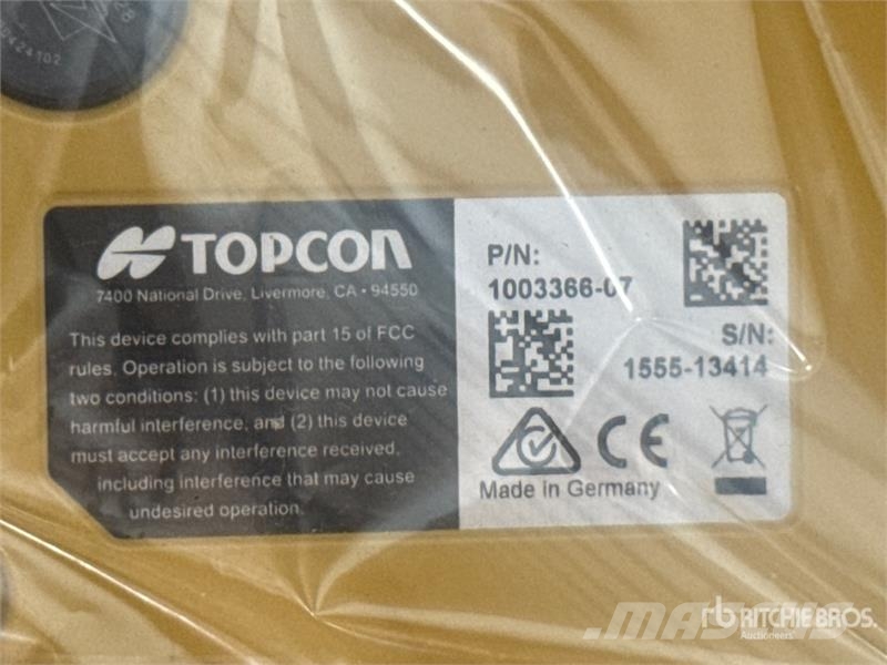 Topcon 3DMCX-MAX DUAL 2 boxes Grade Control System 其他組件
