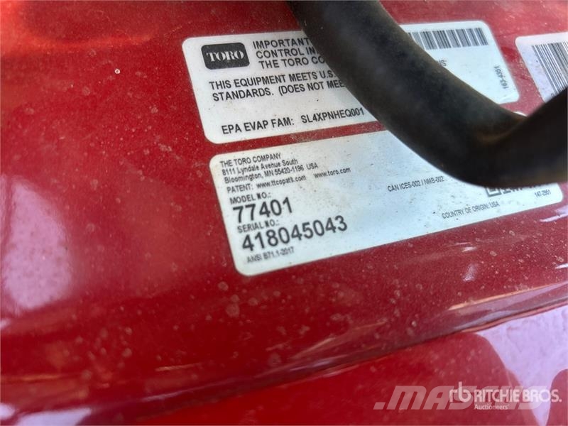 Toro 77401 Zero-Turn Lawn Mower (Unused) Самоходные газонокосилки
