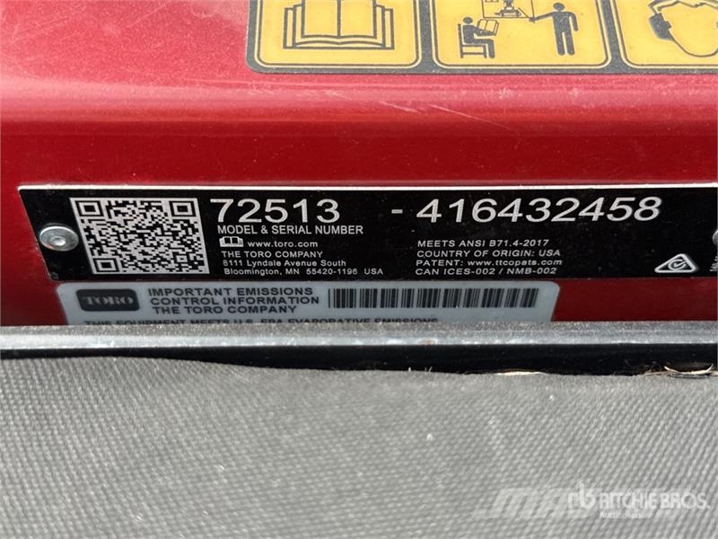 Toro Grandstand 4x2 Stand-On Lawn Mower ركوب الحشائش