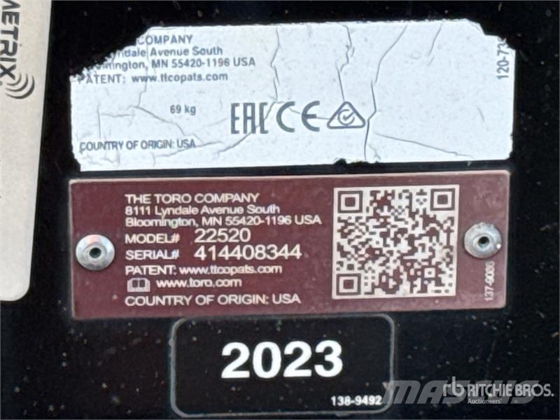 Toro TX1000BKT3.5 22520 24 in Mini Excavator Bucket Cucharones