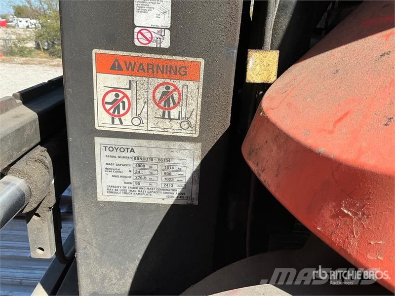 Toyota 8BNCU18 Electric forklifts